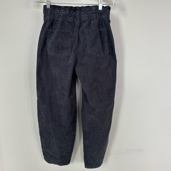 American Eagle Paper Bag Waist Corduroy Crop Pants Size 00 NWT - Picture 4 of 7